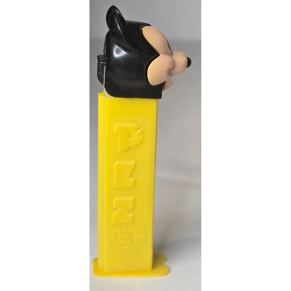 VINTAGE PEZ‎ DISNEY'S MICKEY MOUSE YELLOW DISPENSER WITH FEET COLLECTIBLE EUC